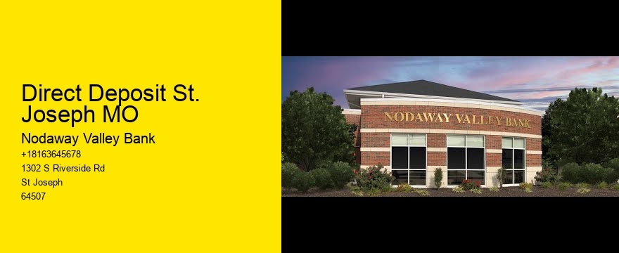 Direct Deposit St. Joseph MO